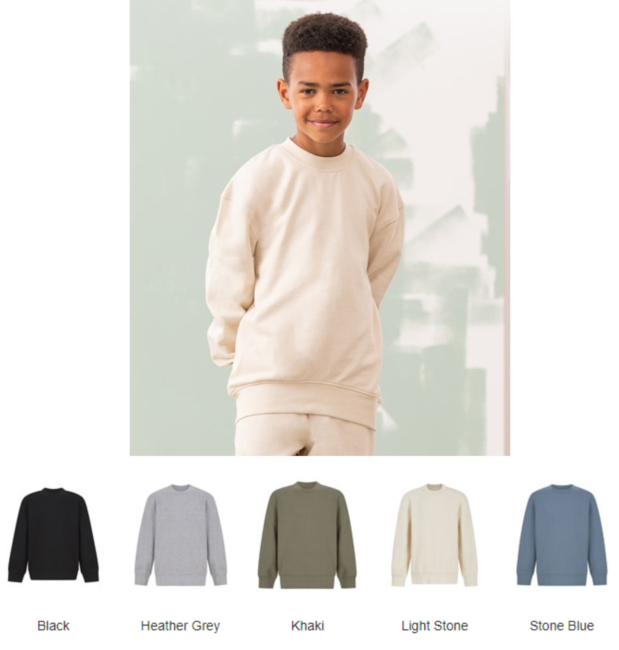 SF SM530 Kids Sustainable Fashion Sweatshirt - Click Image to Close